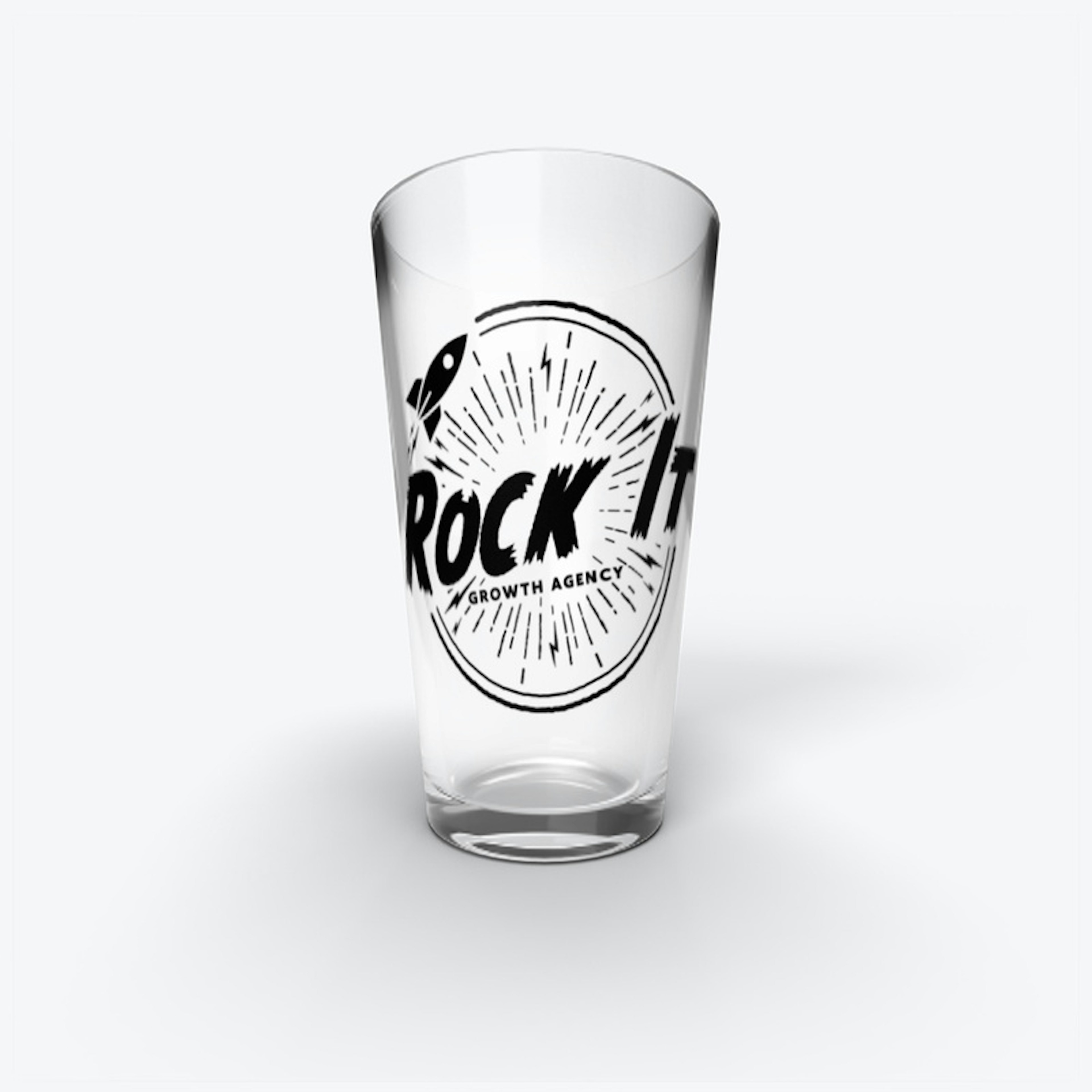 Rock It Growth Agency Pint Glass