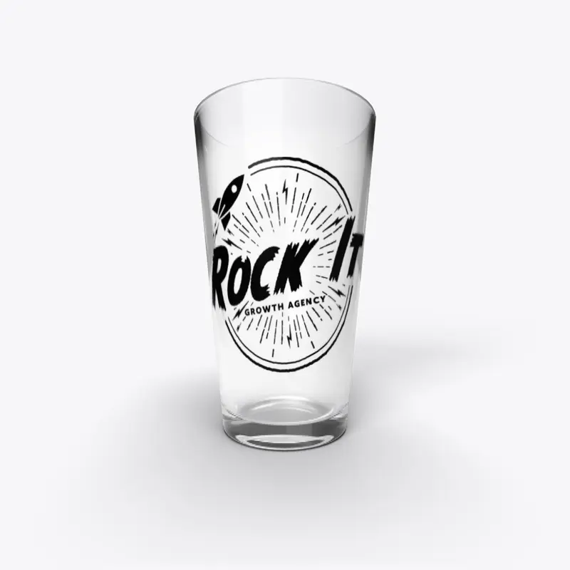 Rock It Growth Agency Pint Glass